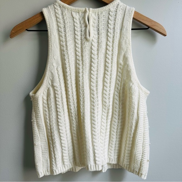 House of Harlow 1960 Cream Knit Tank Top - Picture 4 of 7